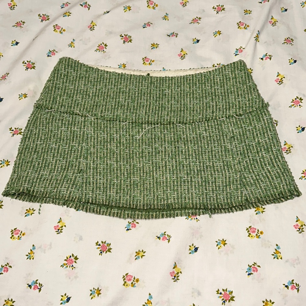 Abercrombie & Fitch Y2K Tweed Mini Skirt